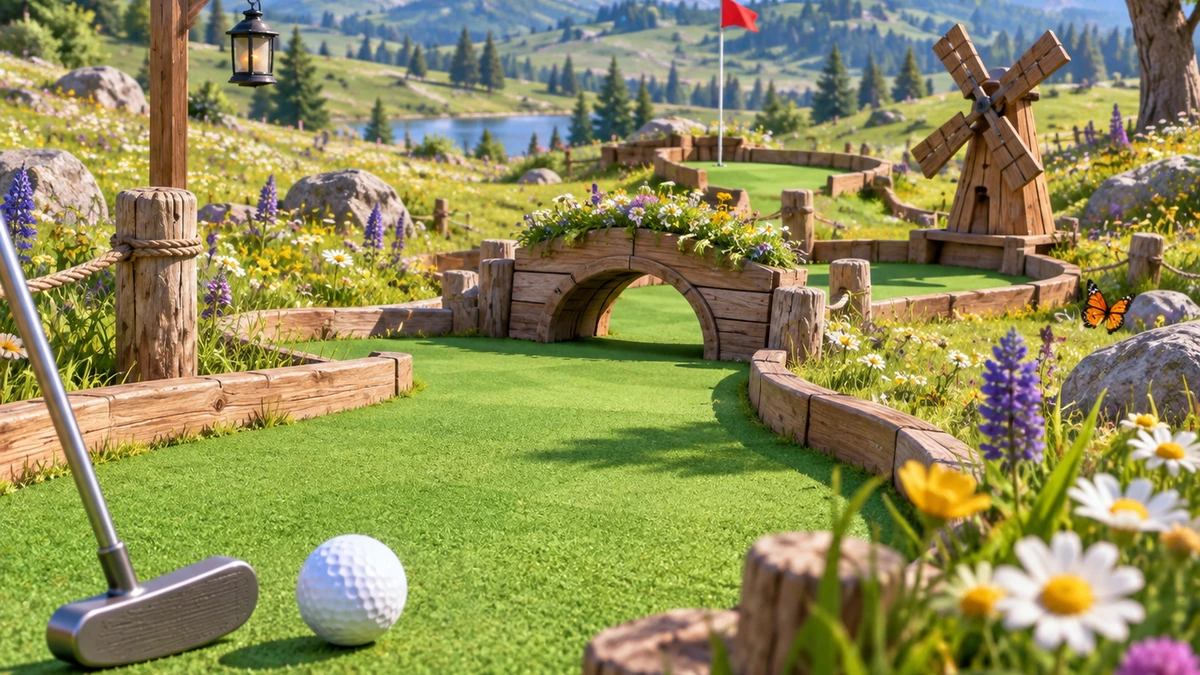 Alpine Putt — illustrated game cover