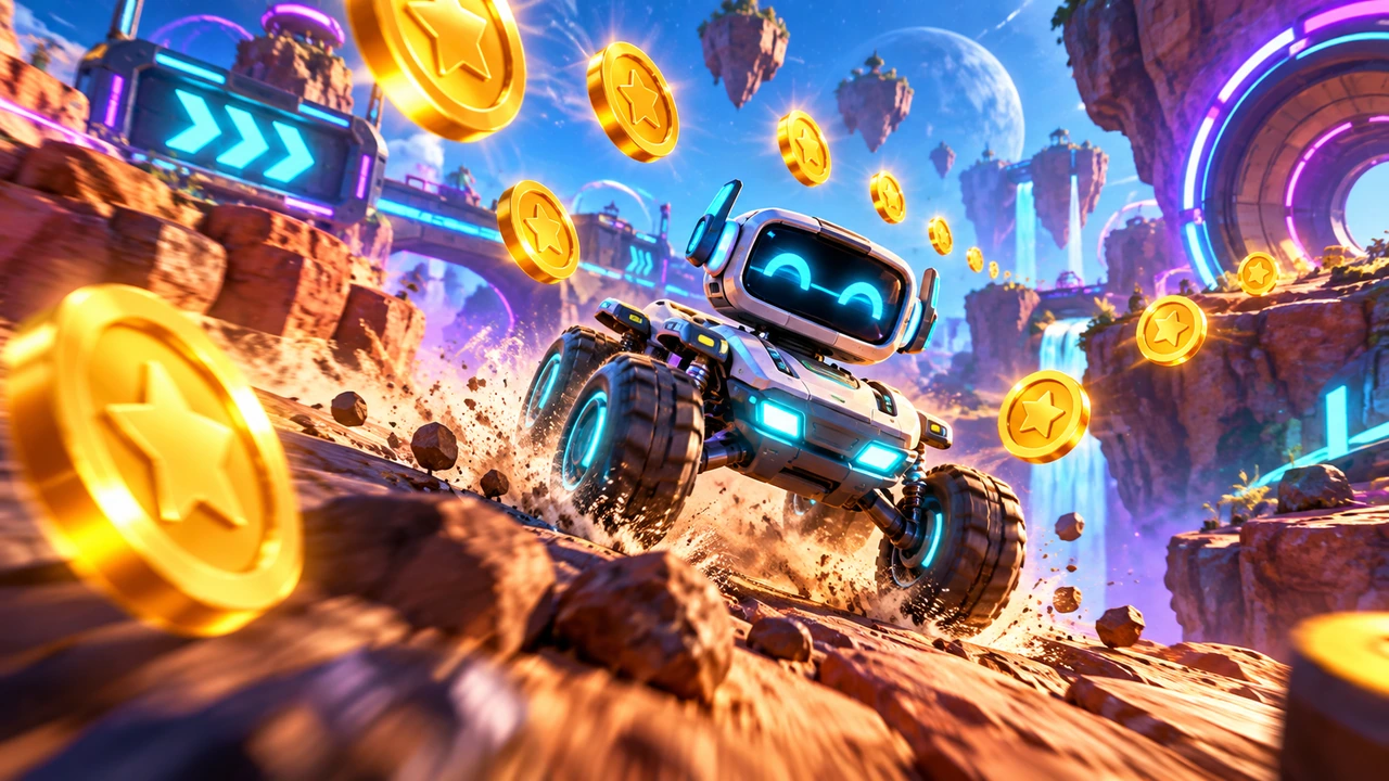 Canyon Coins illustrated scene one