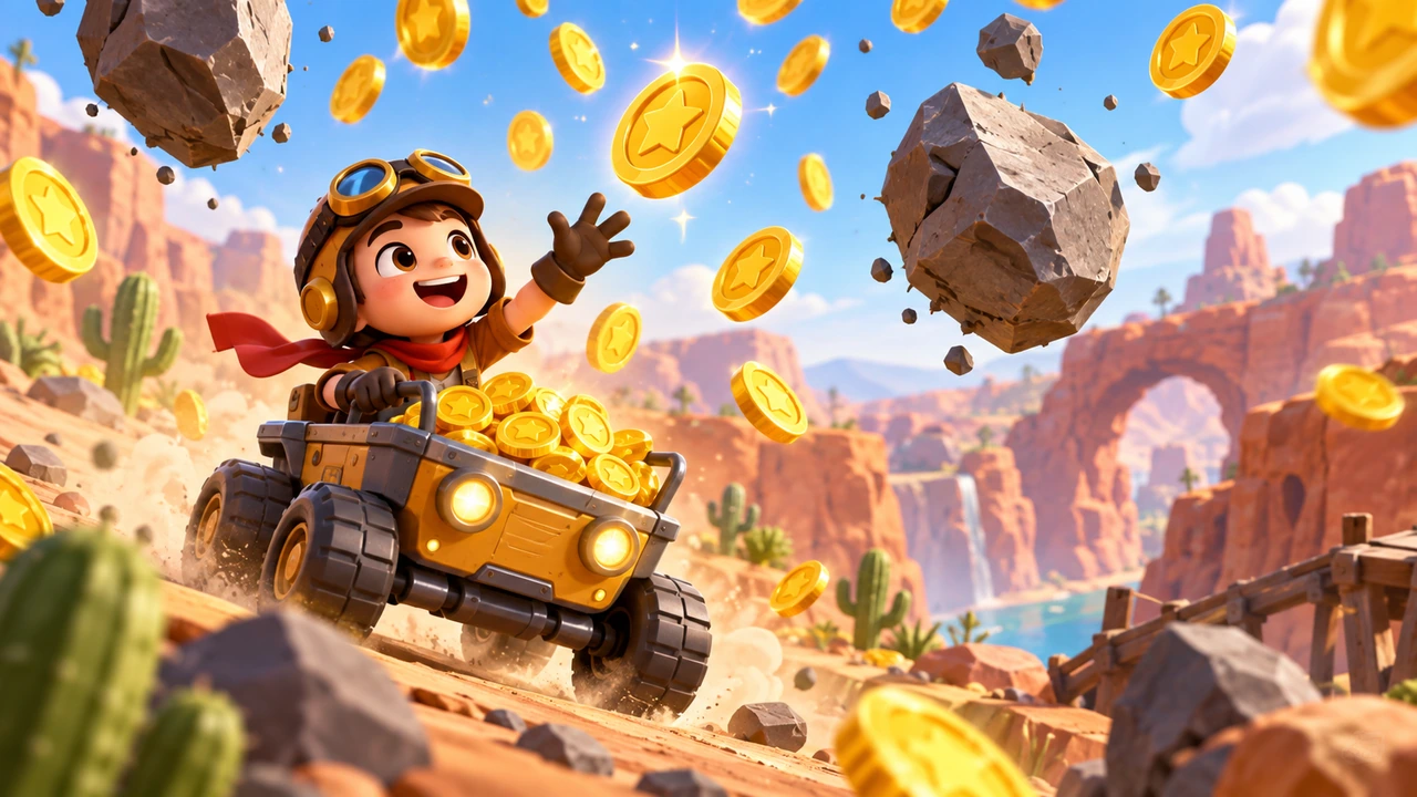 Canyon Coins illustrated scene two