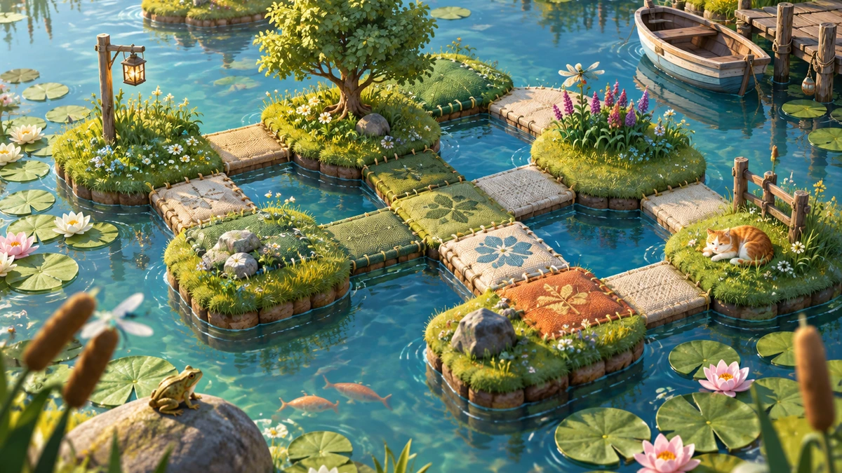 Island Steps — illustrated game cover