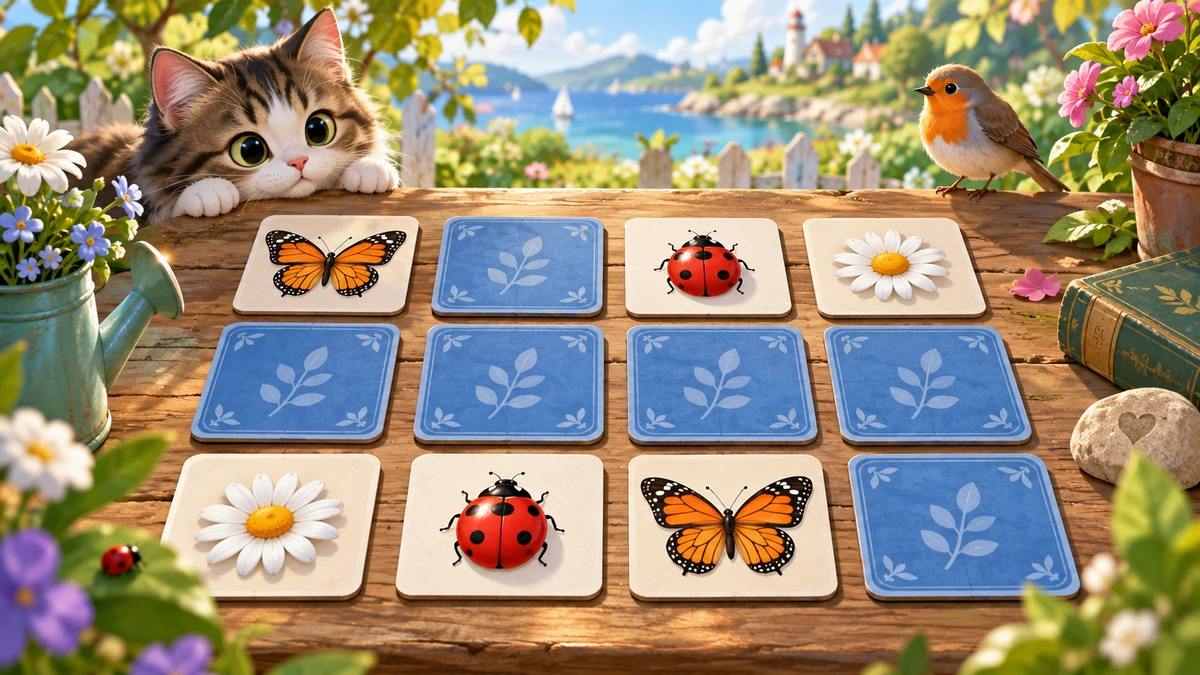 Woodland Pairs — illustrated game cover